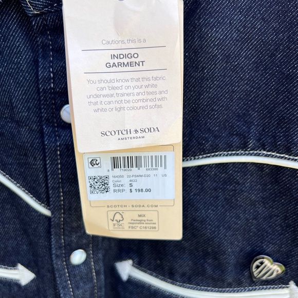 Scotch and Soda - Elvis Shoestring Denim Shirt - Picture 2 of 9